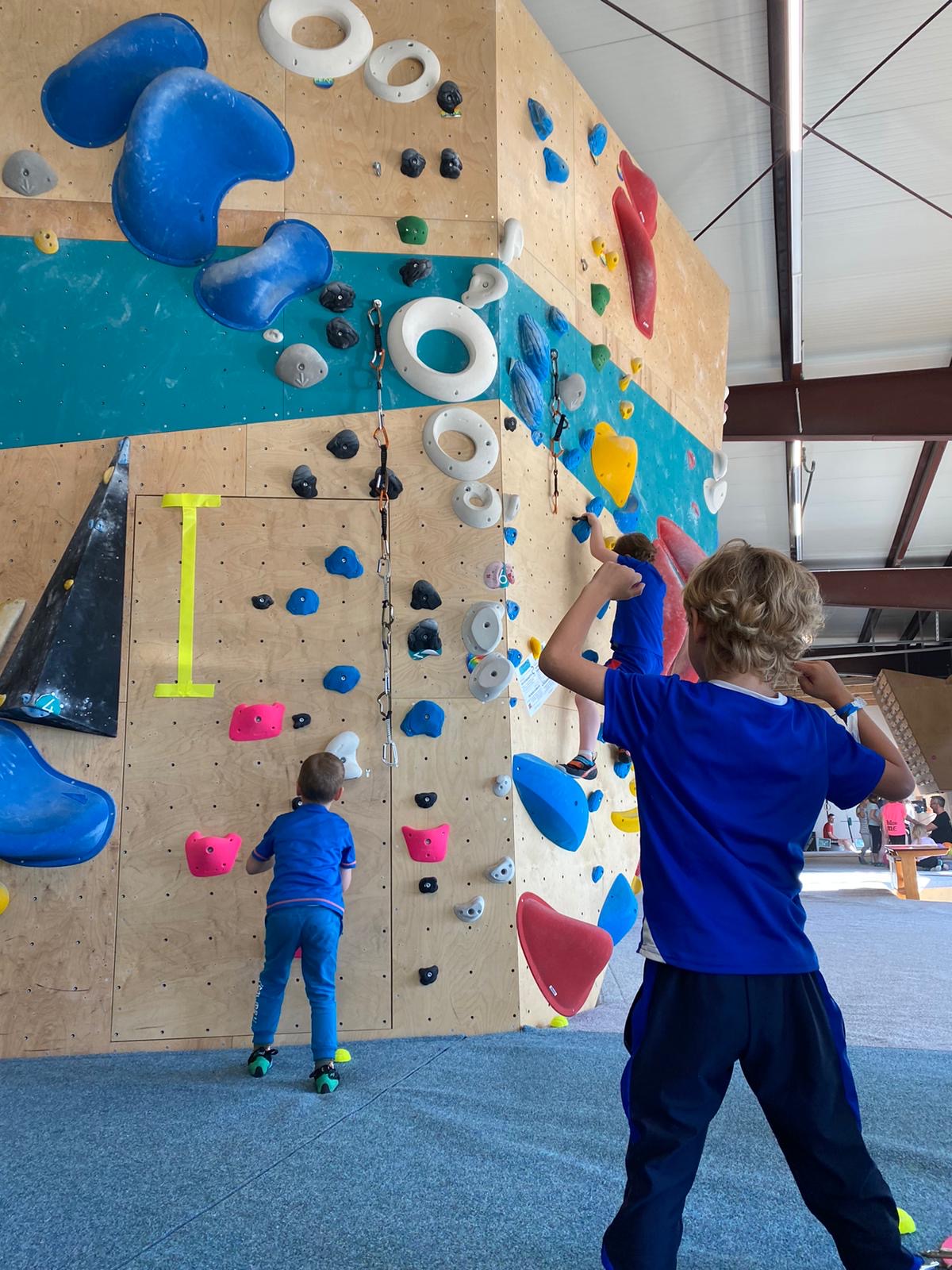 Bouldern mit dem Kindergarten und Jugendverein Landshut